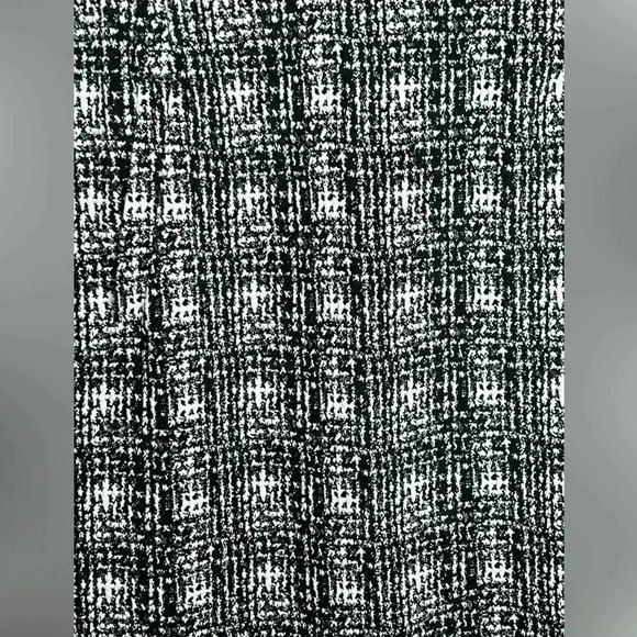 Lands End Sleeveless Tweed Black White Plaid Sheath Dress Women’s Size 6T (Tall) - Picture 9 of 12